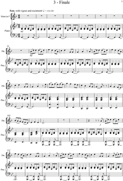 Horn Sonata in G Minor 2nd and 3rd Movements