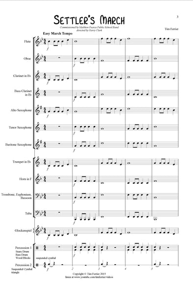concert band, wind band, blasorchester, music, score, conductor, purchase, buy, beginner, easy, level .5, grade .5, Australian, Australia,